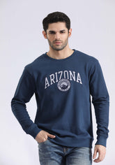 Patch Text Sweat Shirt